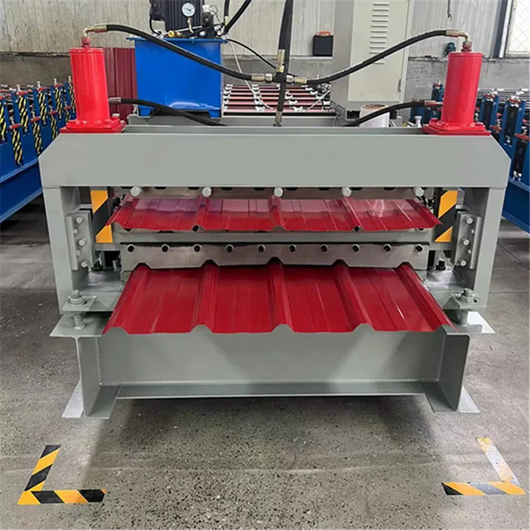 Roof Use Double Layer Double Deck Roofing Sheet Roll Forming Machine Roof Tile Making Machine