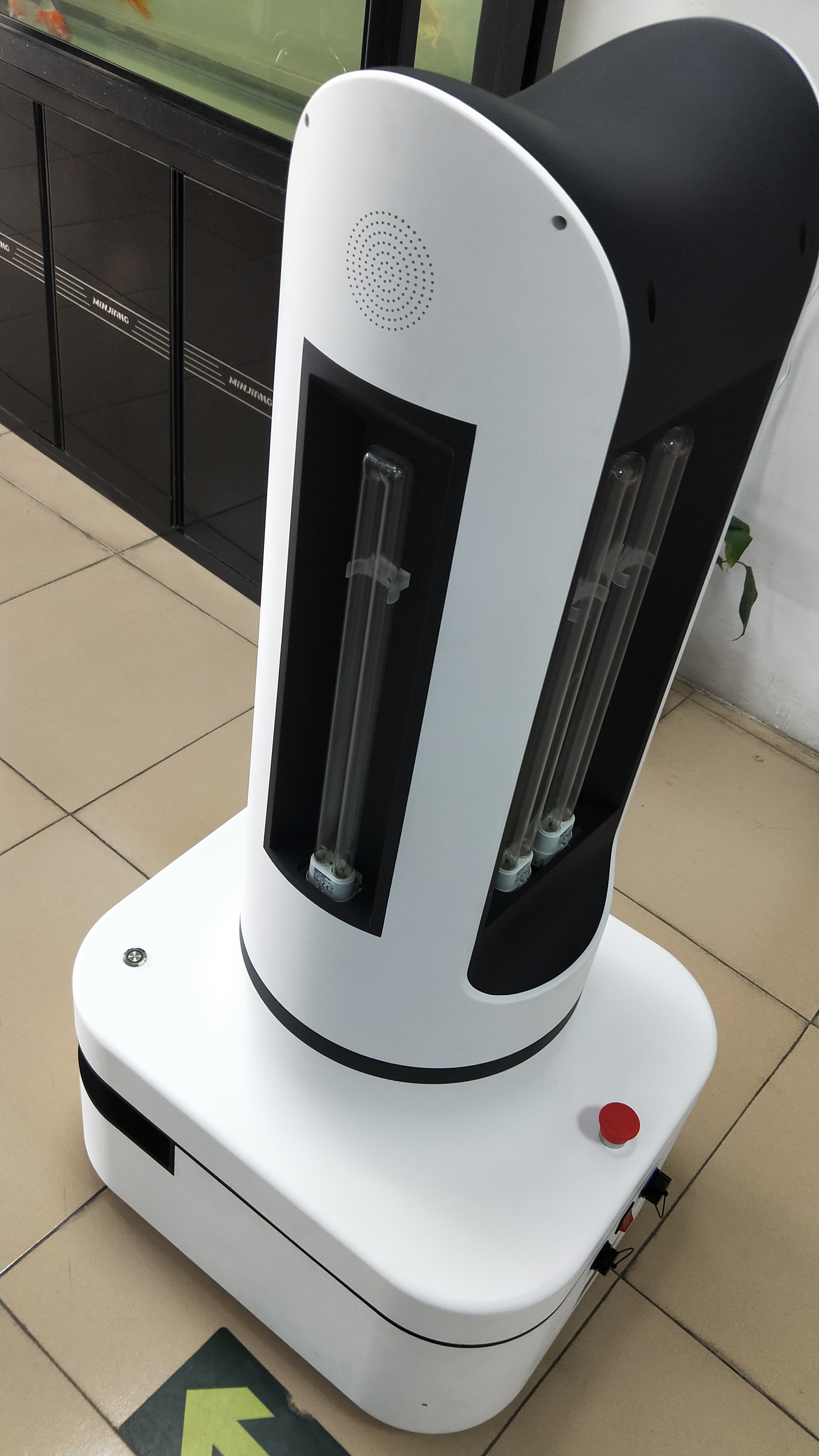 Lithium Battery 30Ah Polyurethane Disinfection Robot For Home Schedule
