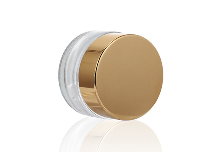 Clear 20ml 50ml Glass Cosmetic Cream Jar With Silver Cap