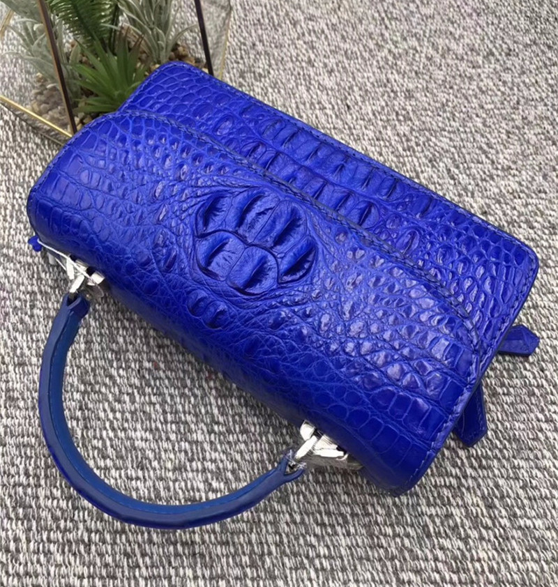 Fashion Genuine Crocodile Leather Women Small Mini Handbag Lady Purse Authentic Alligator Skin Female Cross Shoulder Bag