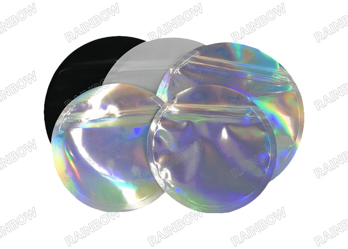 Custom Shape Mylar Food Pouches See Through Die Cut Stand Up Pouch