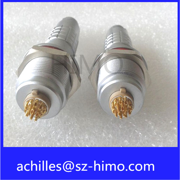2 3 4 5 6 7 8 10 pin waterproof lemo connector K series 0k 1k 2k 3k