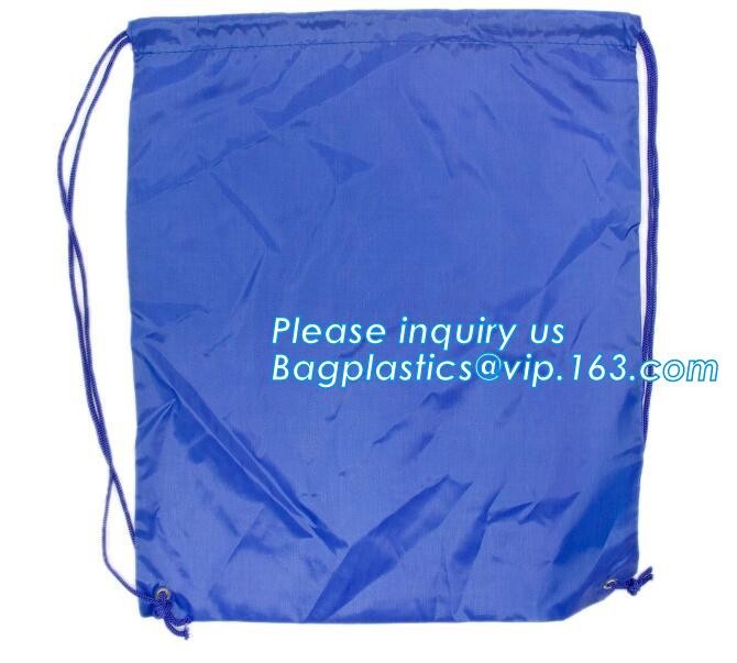 Outdoor Use 210D Sample Shoe Polyester Drawstring Bag,fashionable pattern printing polyester foldable shopping bag PACK