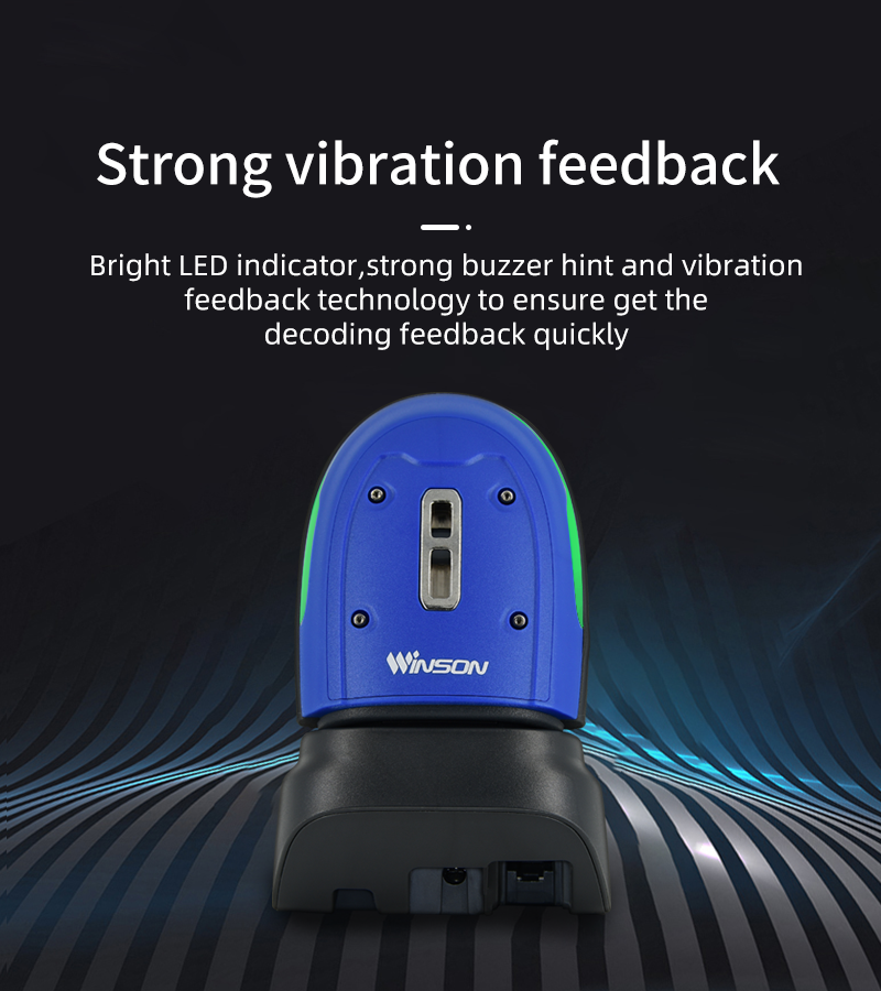 Barcode Generator QR Code Scanner Wireless Barcode Scanner Machine With Memory Handheld Bar Code Scanning Reader