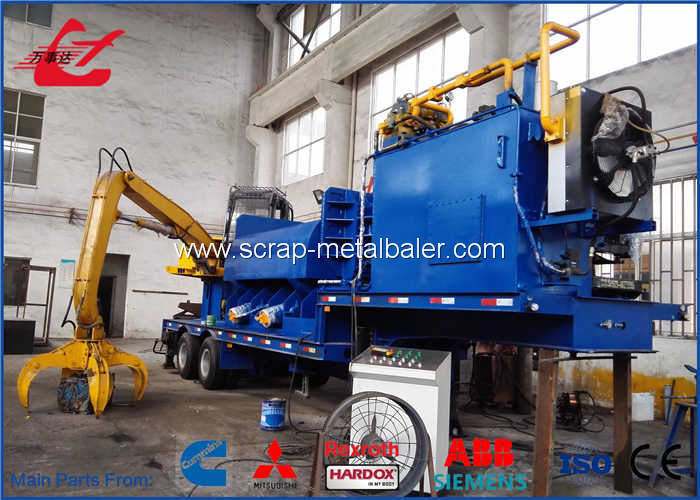 Portable Metal Scrap Baler Logger For Light Metal Waste Compact