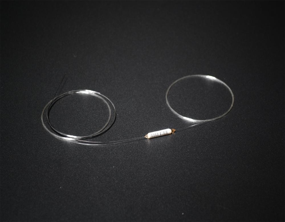 1X2 Glass Tube CWDM Device 3 ports mini WDM filter 1270nm~1610nm