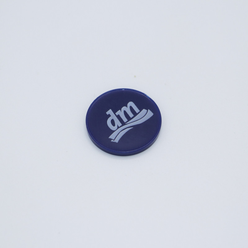 Logo Custom Color Printed Plastic Trolly Coins Plastic Game Coins Tokens