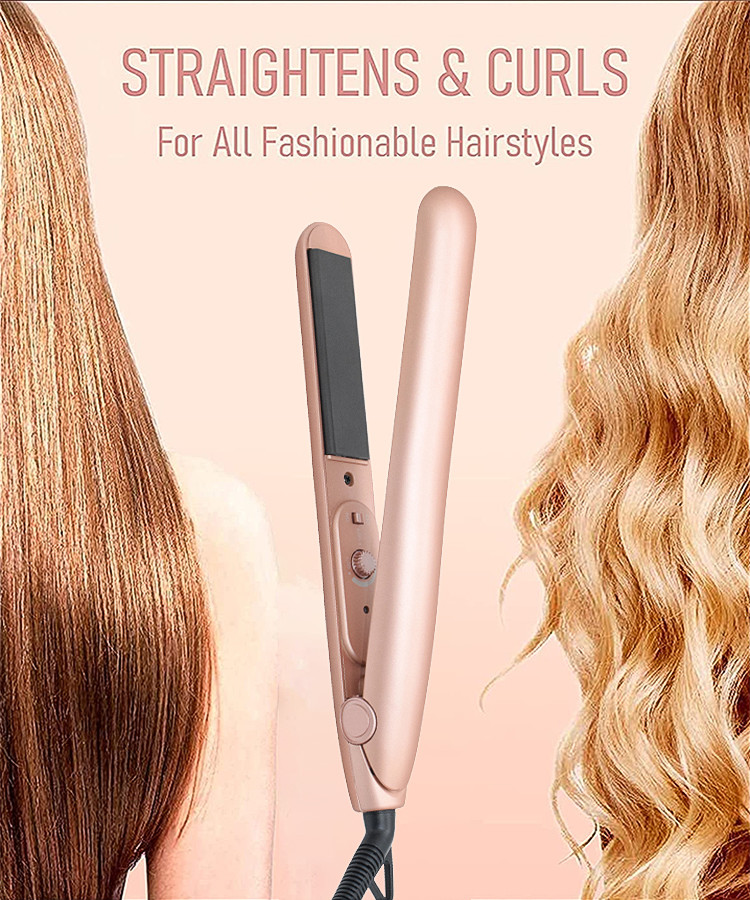 Tourmaline Ceramic Mini Hair Straightener 25W Smart Constant Temperature