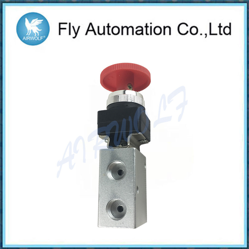 1/4 Inch Stop Cock Pneumatic Manual Valve MSV98322EB MSV98322LB Red Color