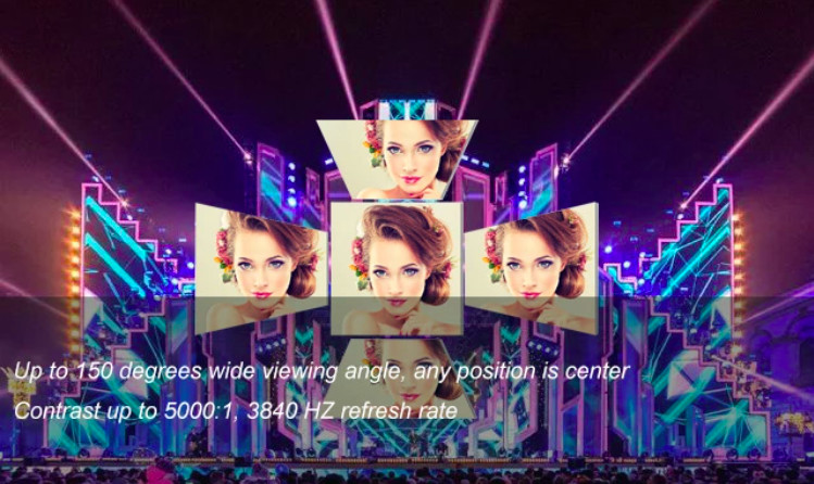 Matrix Interior Stage Rental Indoor LED Display Full Color P2.6 P2.9 P3.91 Panel
