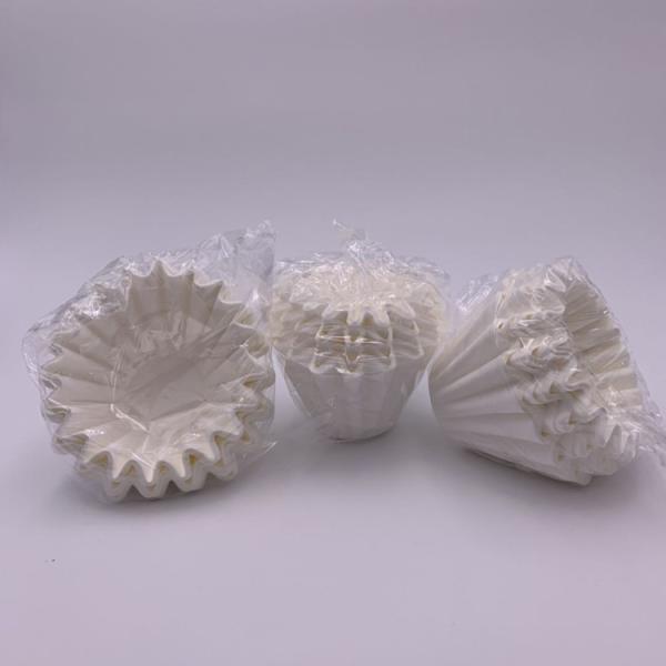 100% Food Grade Wood Pulp Basket Coffee Filter Paper Ecofriendly Kalita Wave