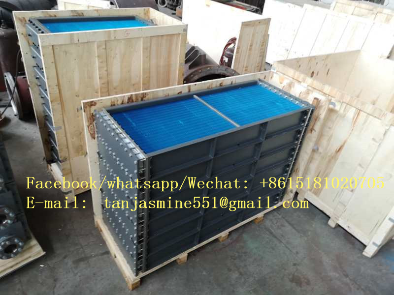 SS Tube Aluminum Fin Heat Exchanger Efficiency 90% For Hydropower Station