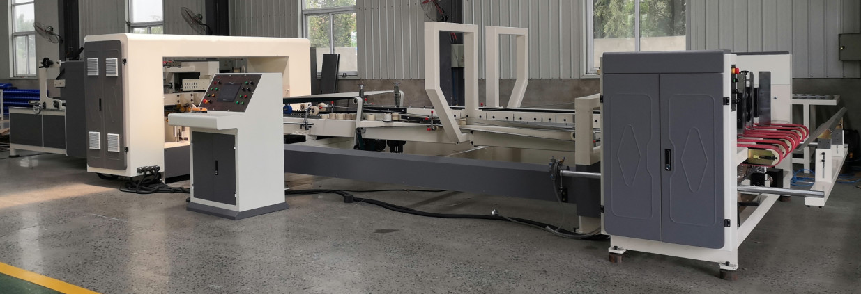 Automatic Cardboard Paperboard Machine For Corrugated Box Folding Stitching