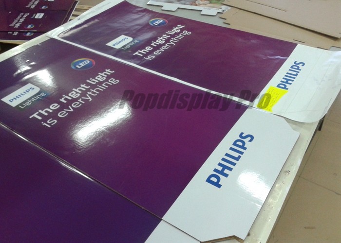 Eco Friendly Cardboard Pallet Display Pantone Color With 5 Stackable Trays