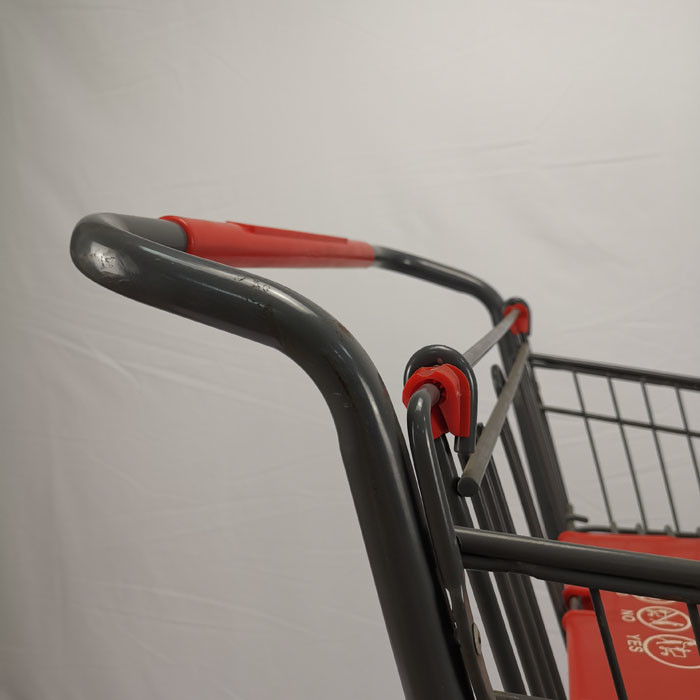 125L Standard American Shopping Trolley Warehouse Shopping Cart With Foldable Seat