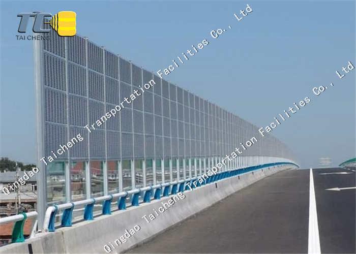 Recyclable Highway Noise Barrier Convenient Installation For Sound Insulation