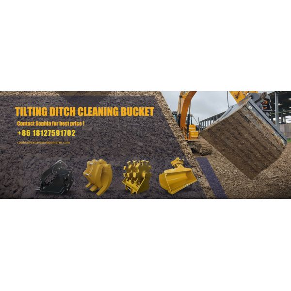 OEM Heavy Duty Ditching Bucket With Q355B Material NM400/450/500 Hardox450/500/550
