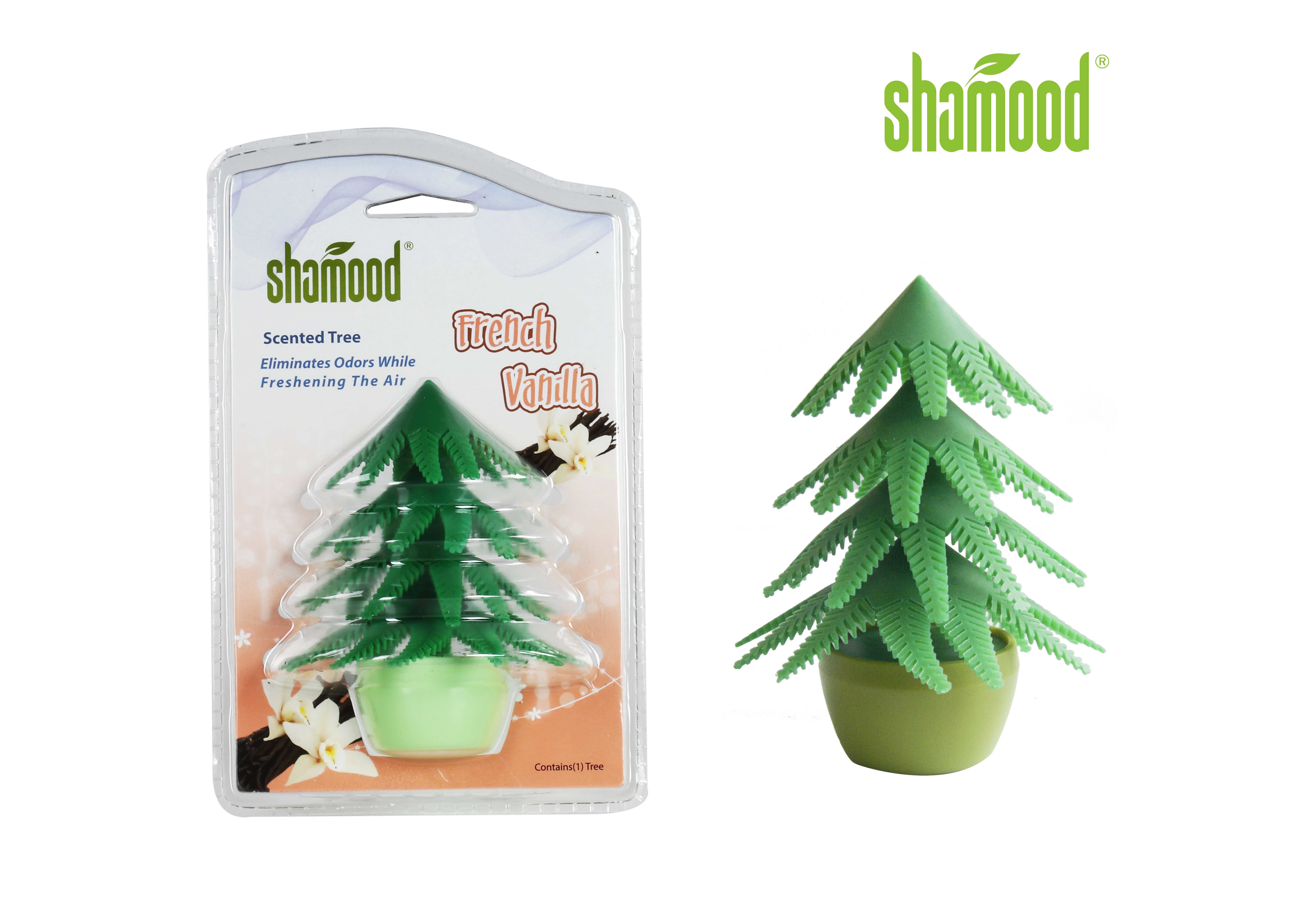 French Vanilla Scented Tree Shape Home Air Freshener OEM