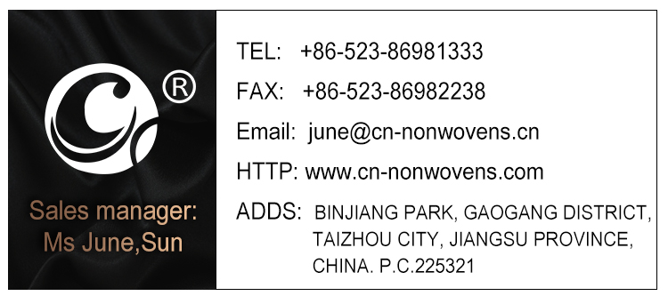 Gaoxin Nonwoven Fusible Interlining Fabric for Dustcoat 100% Polyester Width 90-200cm