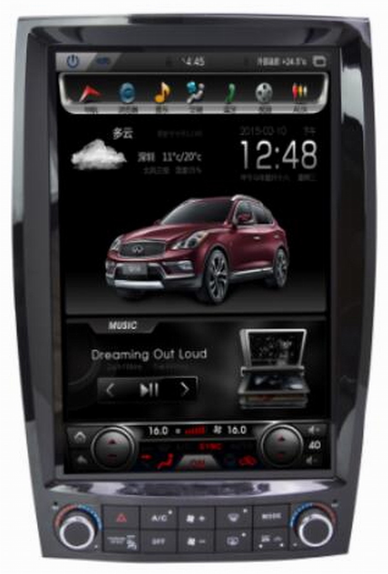 Ouchuangbo multimedia kit android 7.1 for Infiniti QX50 wifi radio USB bluetooth BDDR3 2GB