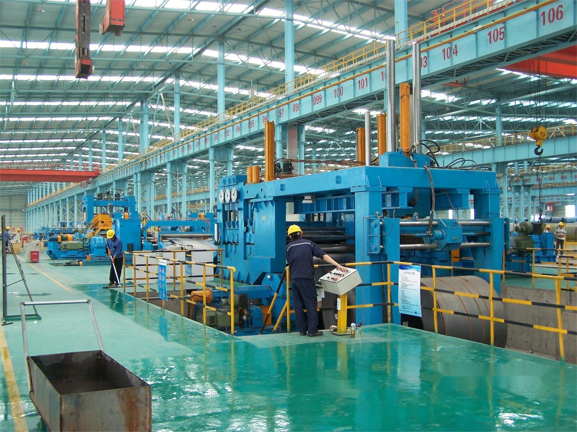 Manufacturing Plant Uncoiler and Cut to Length Line for Steel Coil Work at Competitive