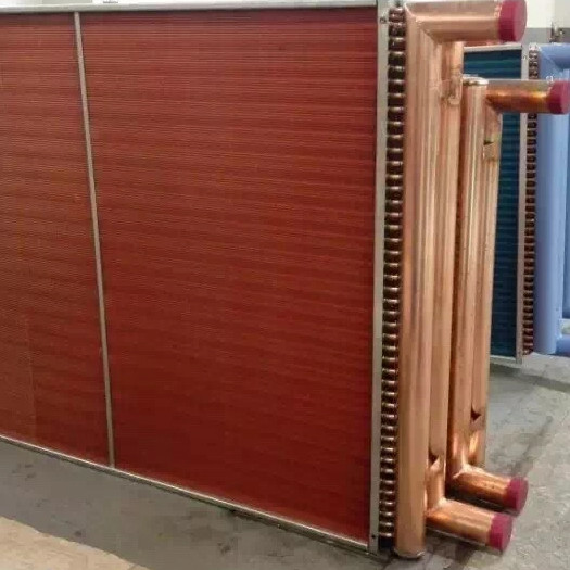 Hotels Finned Heat Exchanger Copper Tube 200mm Titanium Condenser