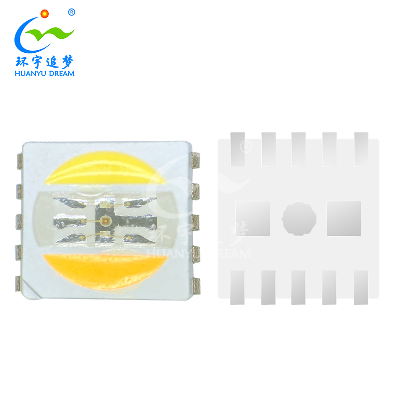 5054 RGBCW 5IN1 SMD LED Chip 1W 3.0-3.2V 60mA