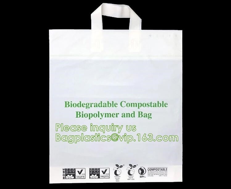 eco friendly Custom Printed 100% Biodegradable food packing bag shopping pla filament bags block bottom coffee pack bags