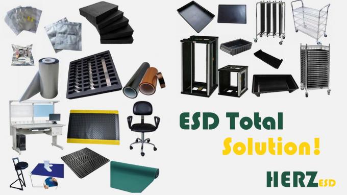 Zip lock Transparent ESD Metalized Static Shielding Bag For Component Packing 4