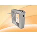 China Semi - Automatic Stainless Steel Tripod Turnstiles With Controller / RFID Reader for sale