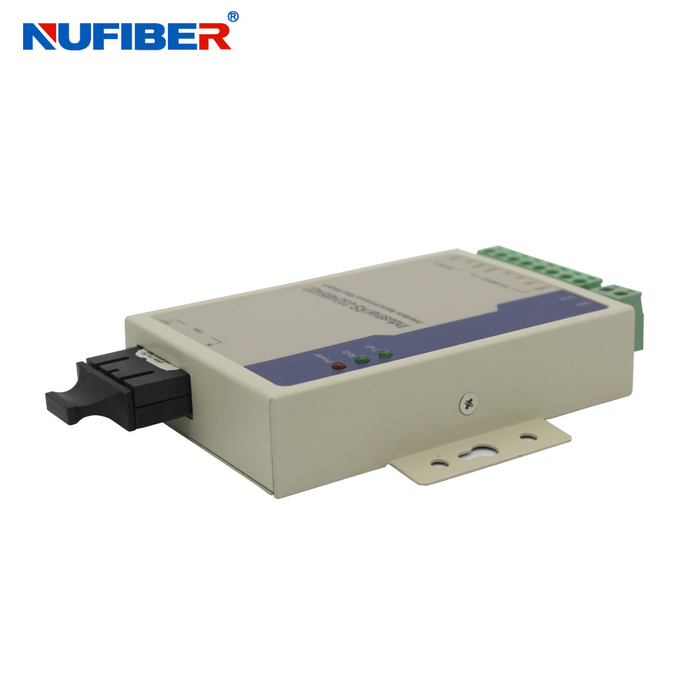 RS485 / 422 / 232 to Fiber Serial to Optical Converter Multimode 1310nm 2km SC Modem