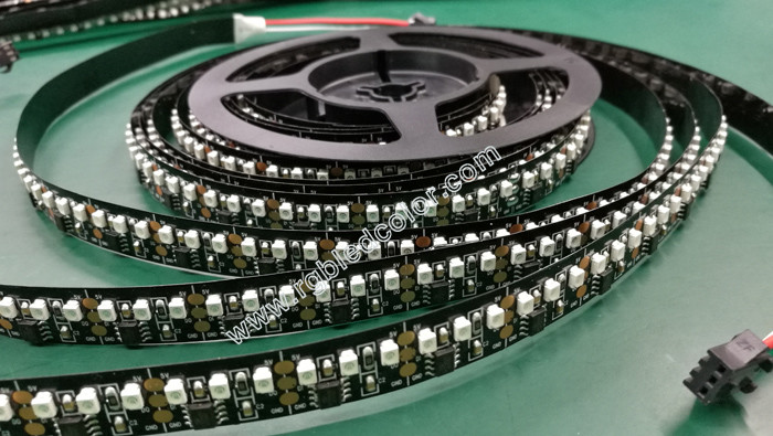 ws2811 3528 digital green led strips dc5v 144led per m