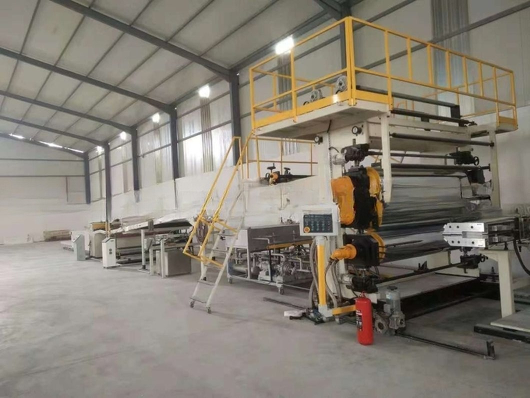 Plastic UV Board Extruder Machine / PVC Marble Sheet Production Line