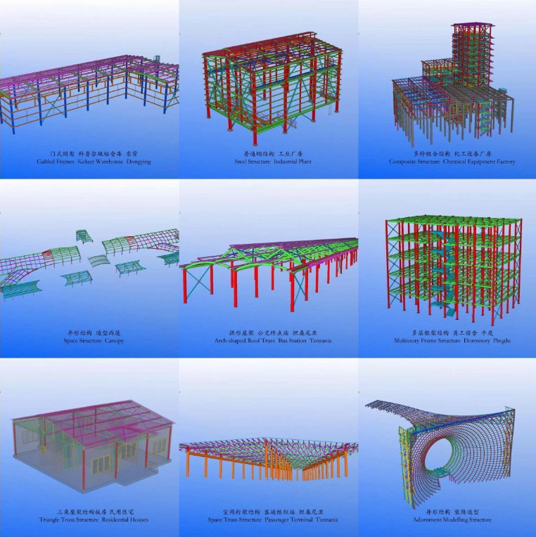 Flexible Steel Structure Building Welded H Steel Beam Steel Truss