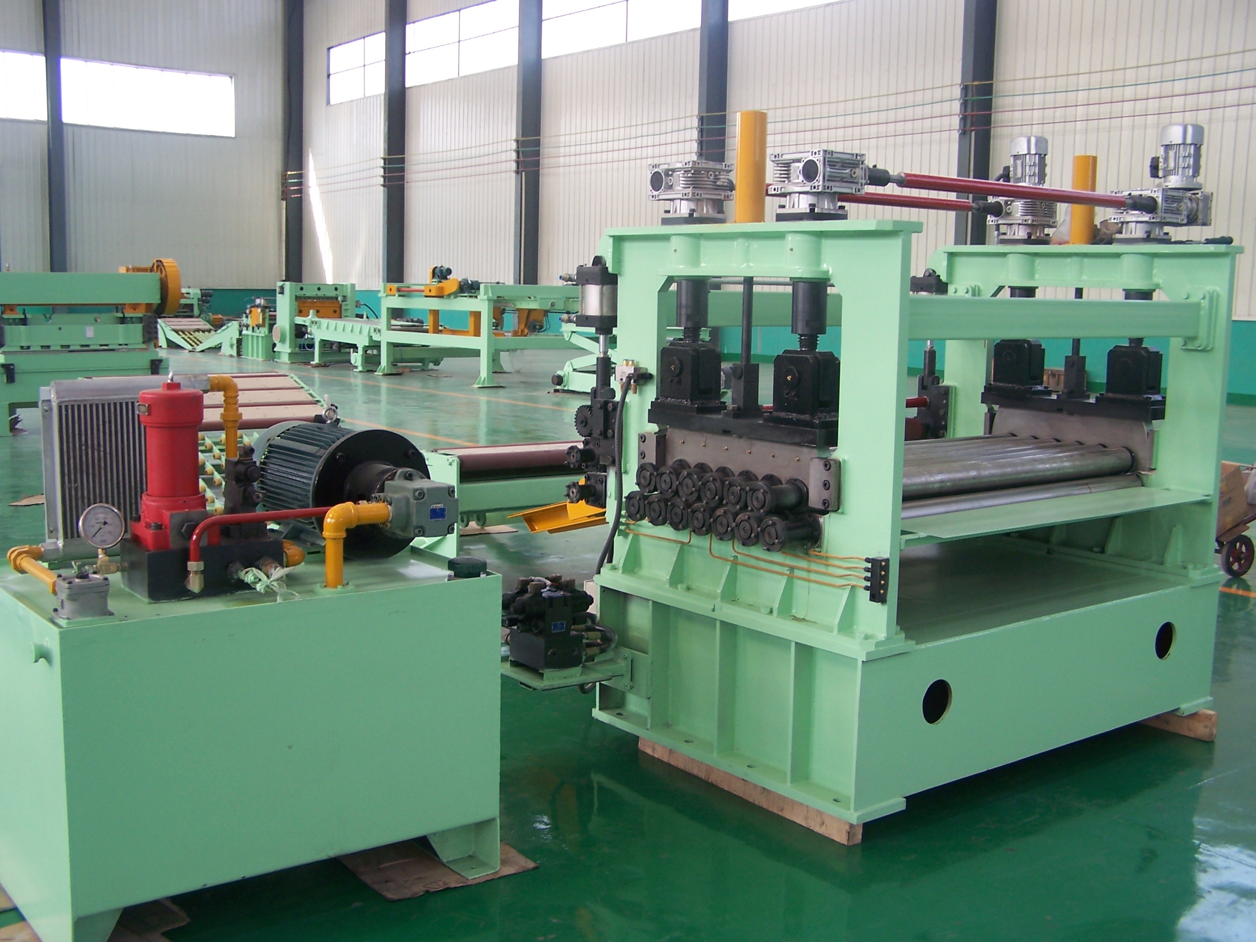 Video Outgoing-Inspection Provided Steel Coil Flattening Leveling Rewind Machine
