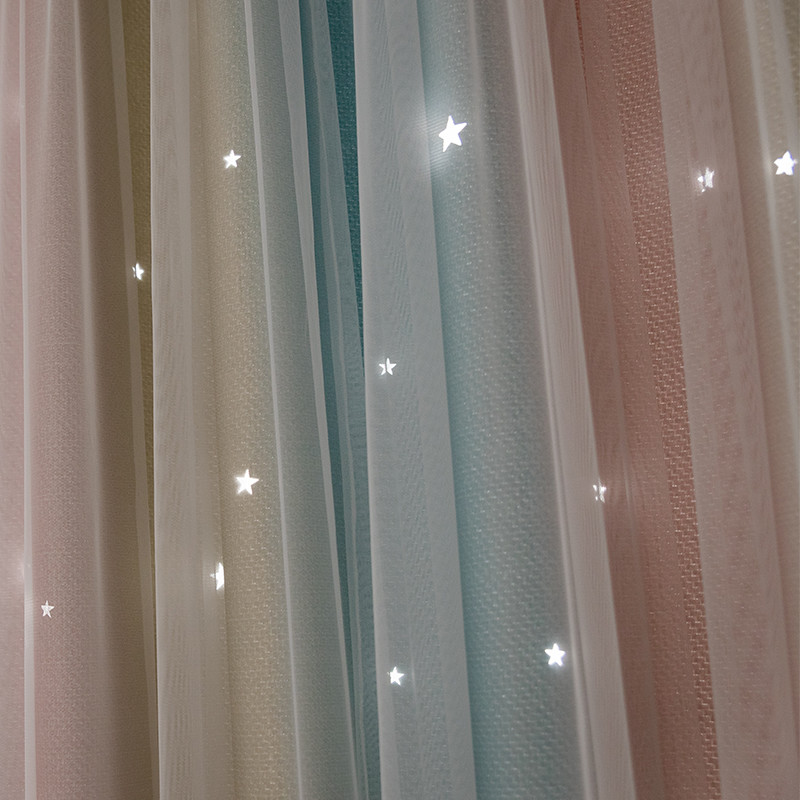 Hotel 100% Polyester Curtain Fabric Plain Luxury Home Textile