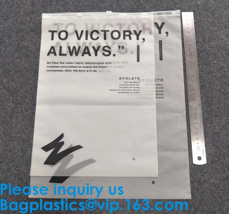 Standup Cosmetics Packaging PVC Slider Bag,Transparent PVC Slider k Bags For Cosmetic Packing, Pouch Slider plasti