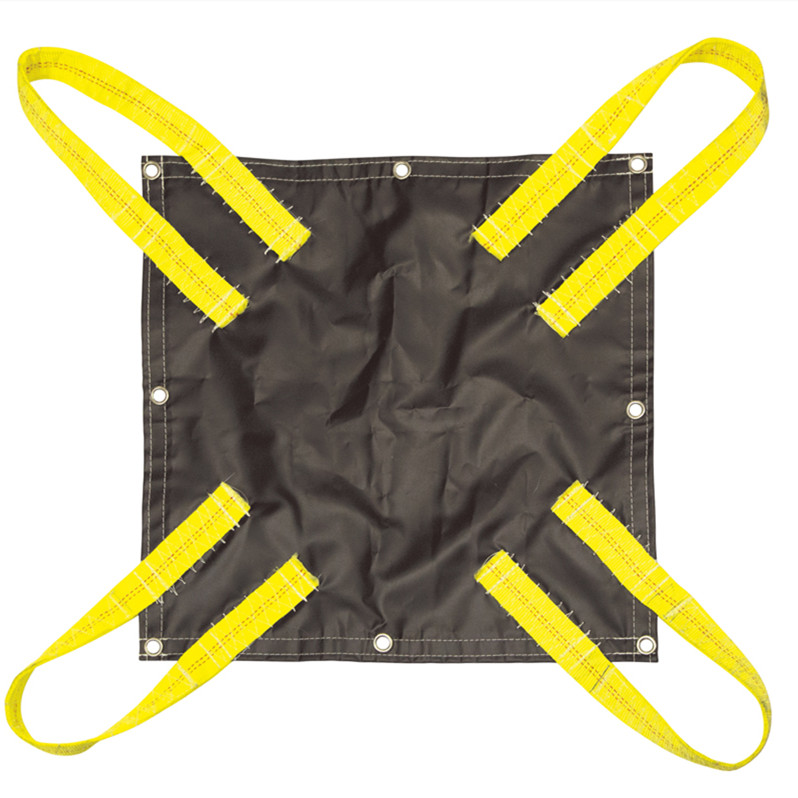 OEM PVC Vinyl Tarp Construction Snow Removal Tarps Heavy Duty Eight Loops Snow Tarps