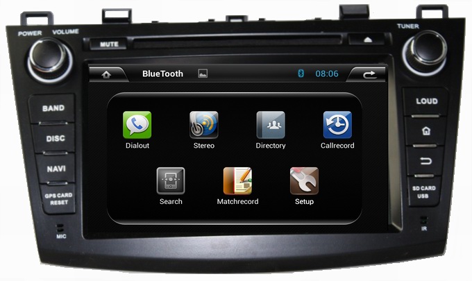 Ouchuangbo Pure Android 4.2 DVD Multimedia Kit GPS for Mazda 3 2009-2012 3G wifi Bluetooth Radio OCB-8003C