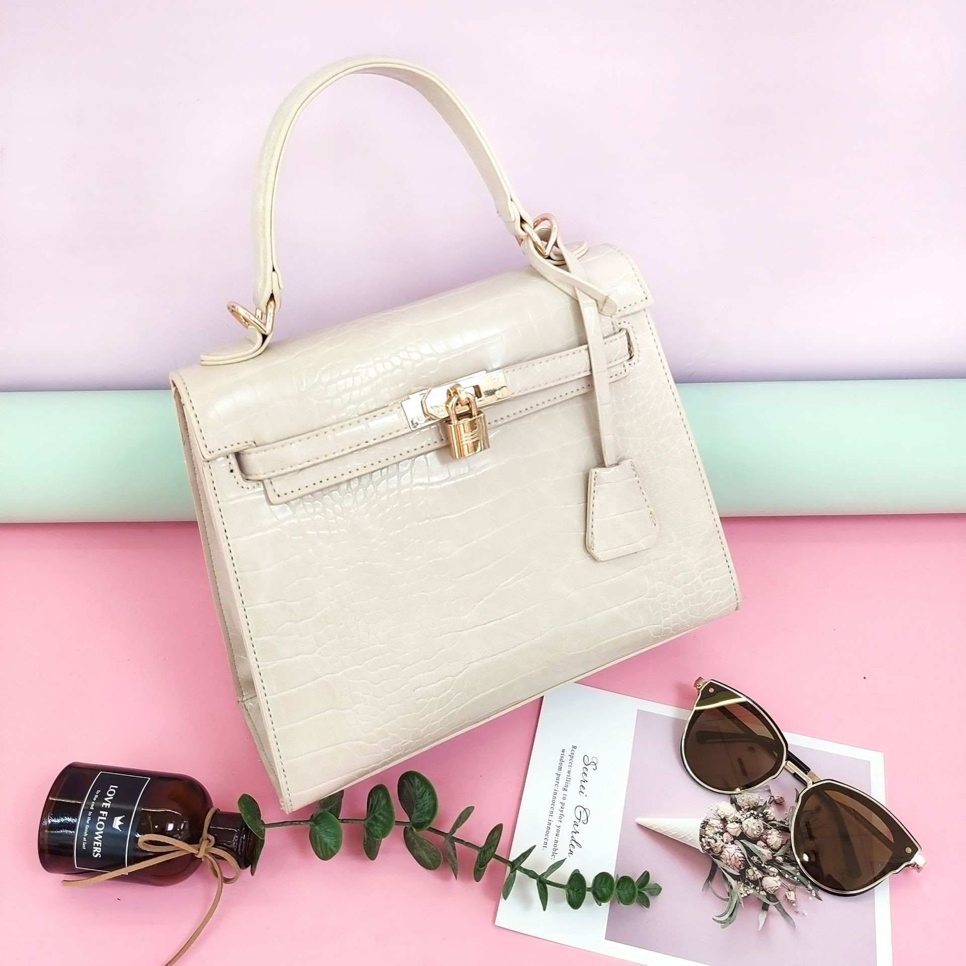 new full crocodile satchel Croosbag sling bag