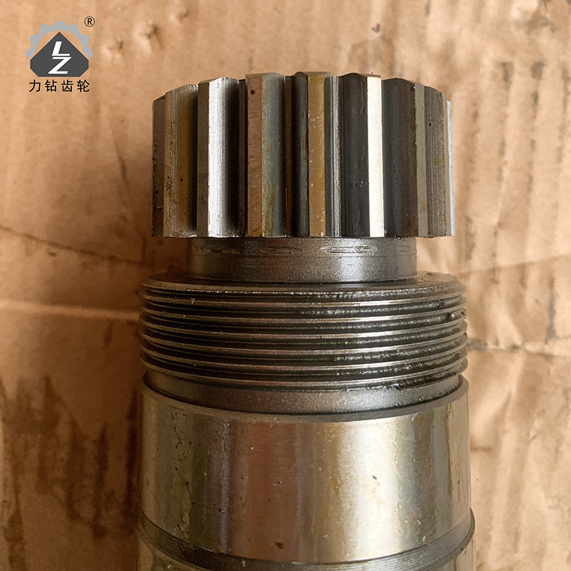 LIXUAN YC85 Swing Pinion Shaft Final Drive 12 Teeth Excavator Swing Gearbox