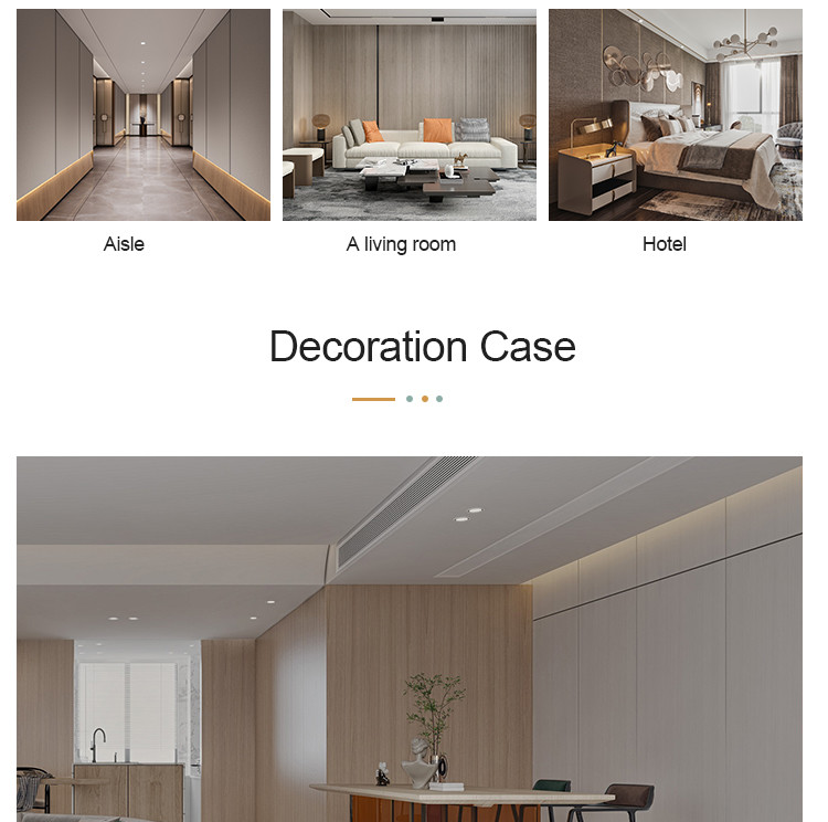 Wood Grain Wall Panels Bamboo Charcoal Wood Veneer 5mm 8mm
