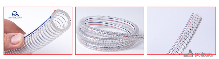 Single Screw Steel Wire Reinforced PVC Hose Making Machine With Screw Speed Of 75 Rpm