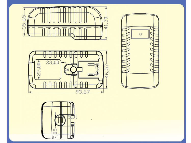 14v 1.07a Interchangeable Plug Adapter With Protection Functions