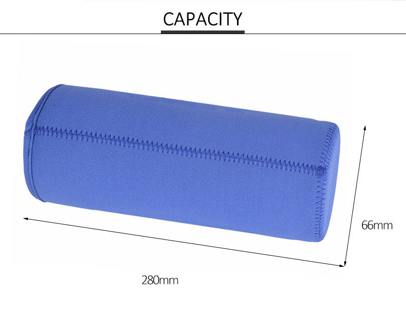 Solid Color Insulated Neoprene Water Bottle Cover