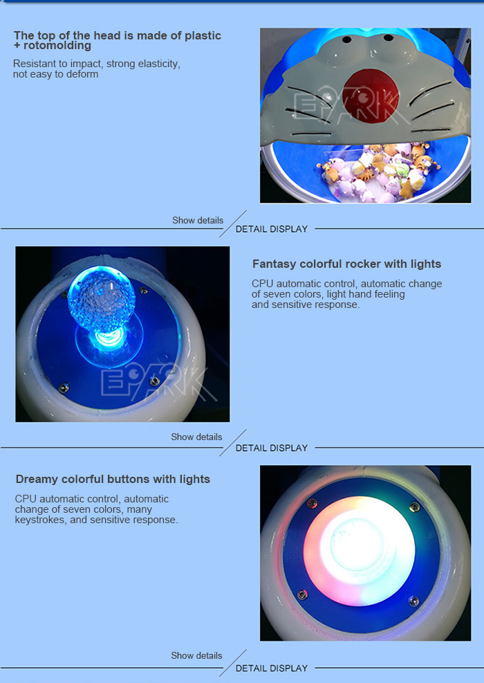 Candy Dispenser Coin Operated Arcade Machines Bouncy Ball Capsule Kids Vending Machine