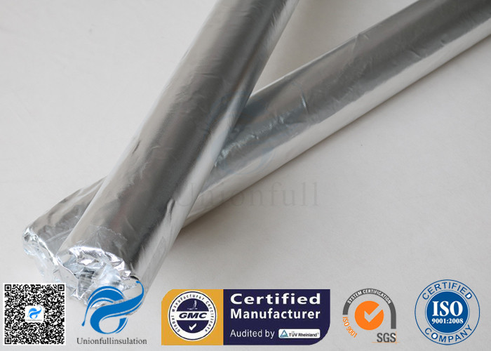 Heat Reflective 0.43mm Aluminium Foil Fiberglass Cloth Fire Blanket Fabric