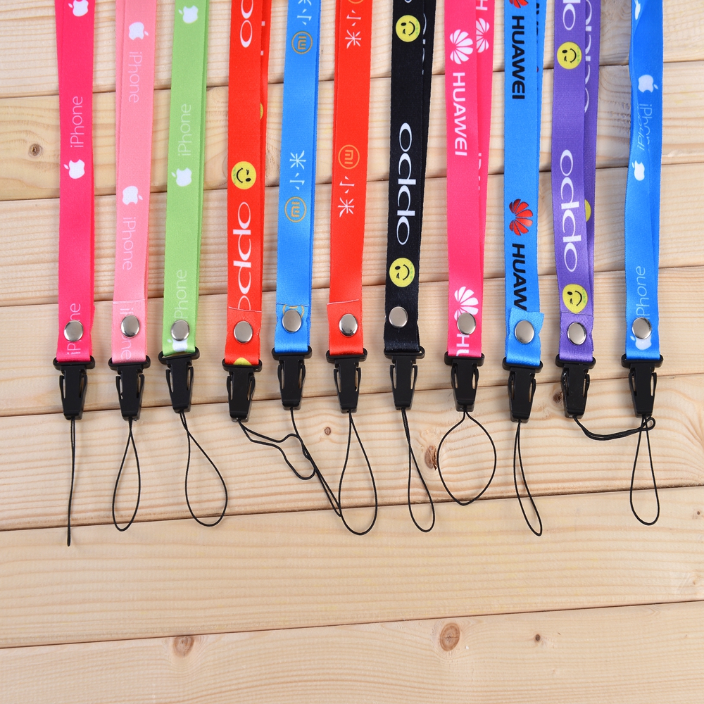 OEM Satin 1.5cm Cell Phone Holder Lanyard