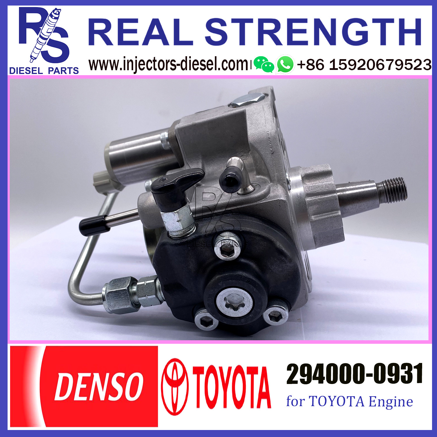 DENSO HP3 Common Rail Diesel Pump 294000-0931 22100-30110 For Toyota Engine