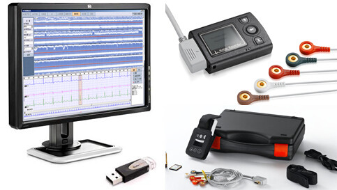 Cardio Holter Supply 3/12-CH EKG Holter Monitor for 3 Days Recording Ambulatory Holter Recorder China Supplier